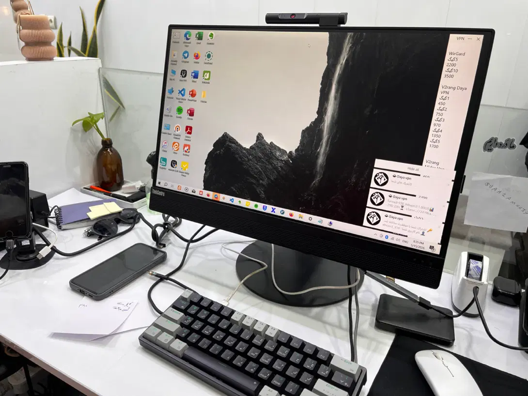 All in one Lenovo|رایانه رومیزی|بندر ماهشهر, |دیوار