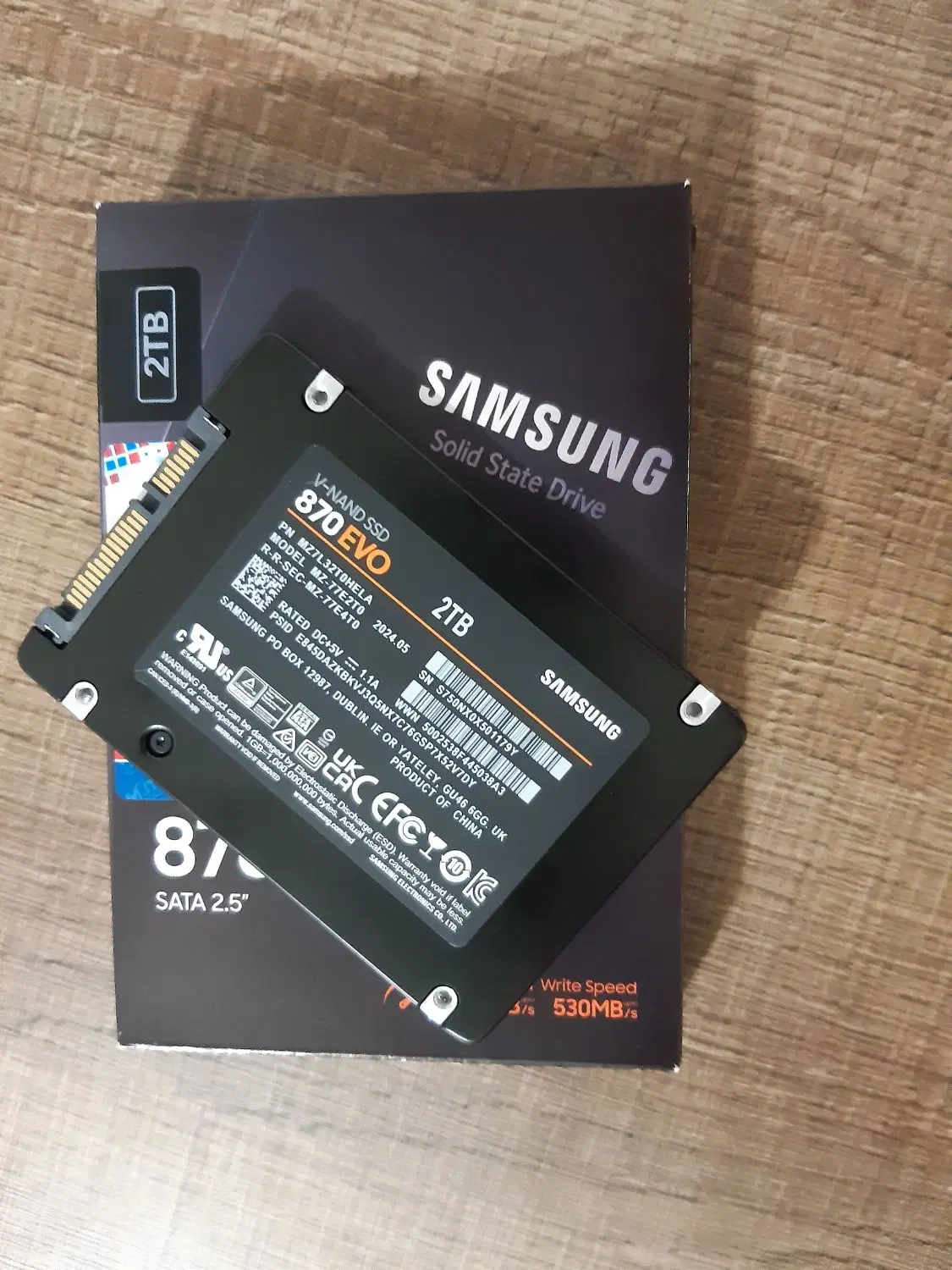 SSD Samsung 870 EVO 2TB|قطعات و لوازم جانبی رایانه|تهران, تهرانسر شرقی|دیوار