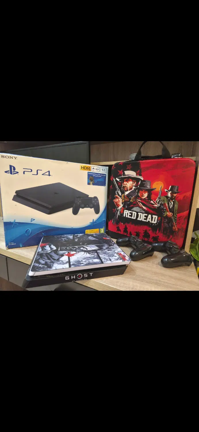Ps4 slim 1TB+2دسته|کنسول، بازی ویدئویی و آنلاین|شهرکرد, |دیوار