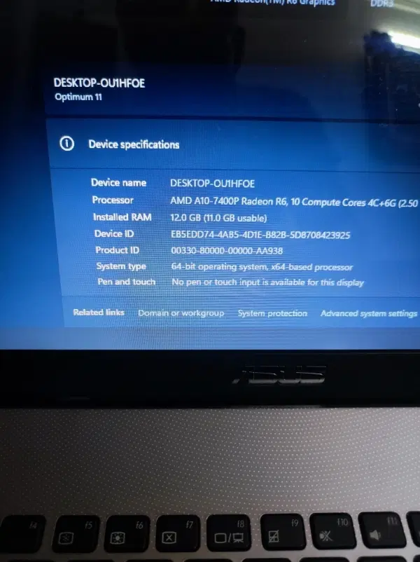 asus x550z /12gig /1tr|رایانه همراه|چهاردانگه (تهران), |دیوار