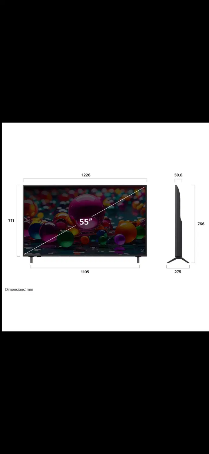Tv LG 55 inch|تلویزیون و پروژکتور|یزد, |دیوار