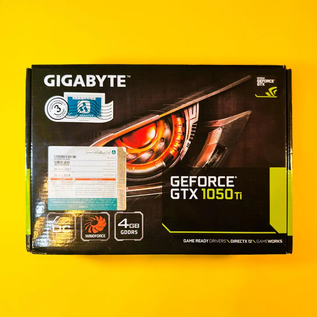 GeForce GTX 1050 Ti OC 4G|قطعات و لوازم جانبی رایانه|کرمان, |دیوار