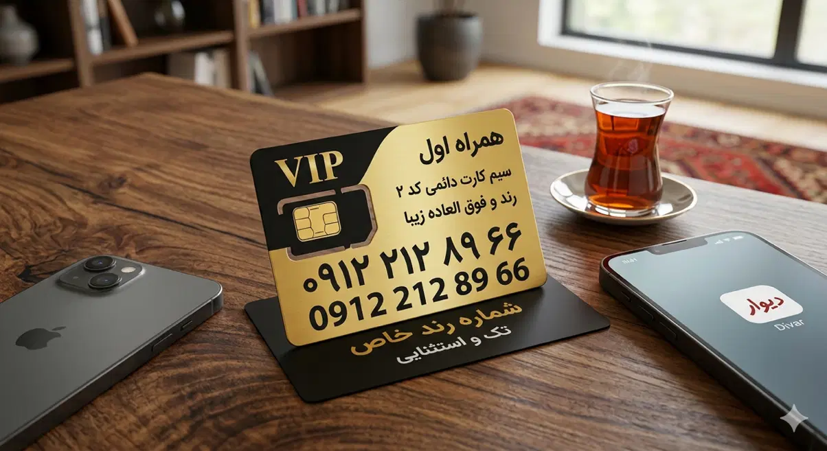 کد ۲    66 89 212 0912|سیم‌کارت|یزد, |دیوار