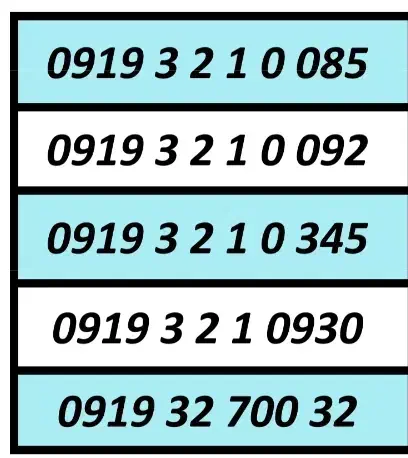 0919.32.700.32|سیم‌کارت|تهران, تهرانسر شمالی|دیوار