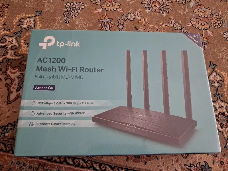مودمArcher C6  tp link  AC1200|مودم و تجهیزات شبکه|اصفهان, ارداجی|دیوار