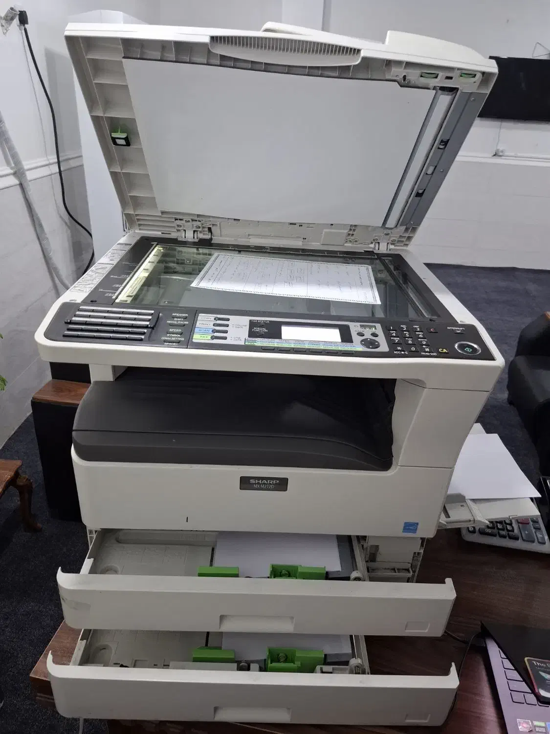 دستگاه چهار کاره پرینتر شارپ مدلm232|پرینتر، اسکنر، کپی، فکس|شوشتر, |دیوار