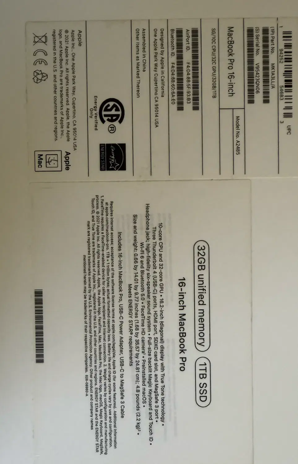 Macbook 16 inch M1Max 1 tra ssd 32 GB ram|رایانه همراه|تهران, دروس|دیوار