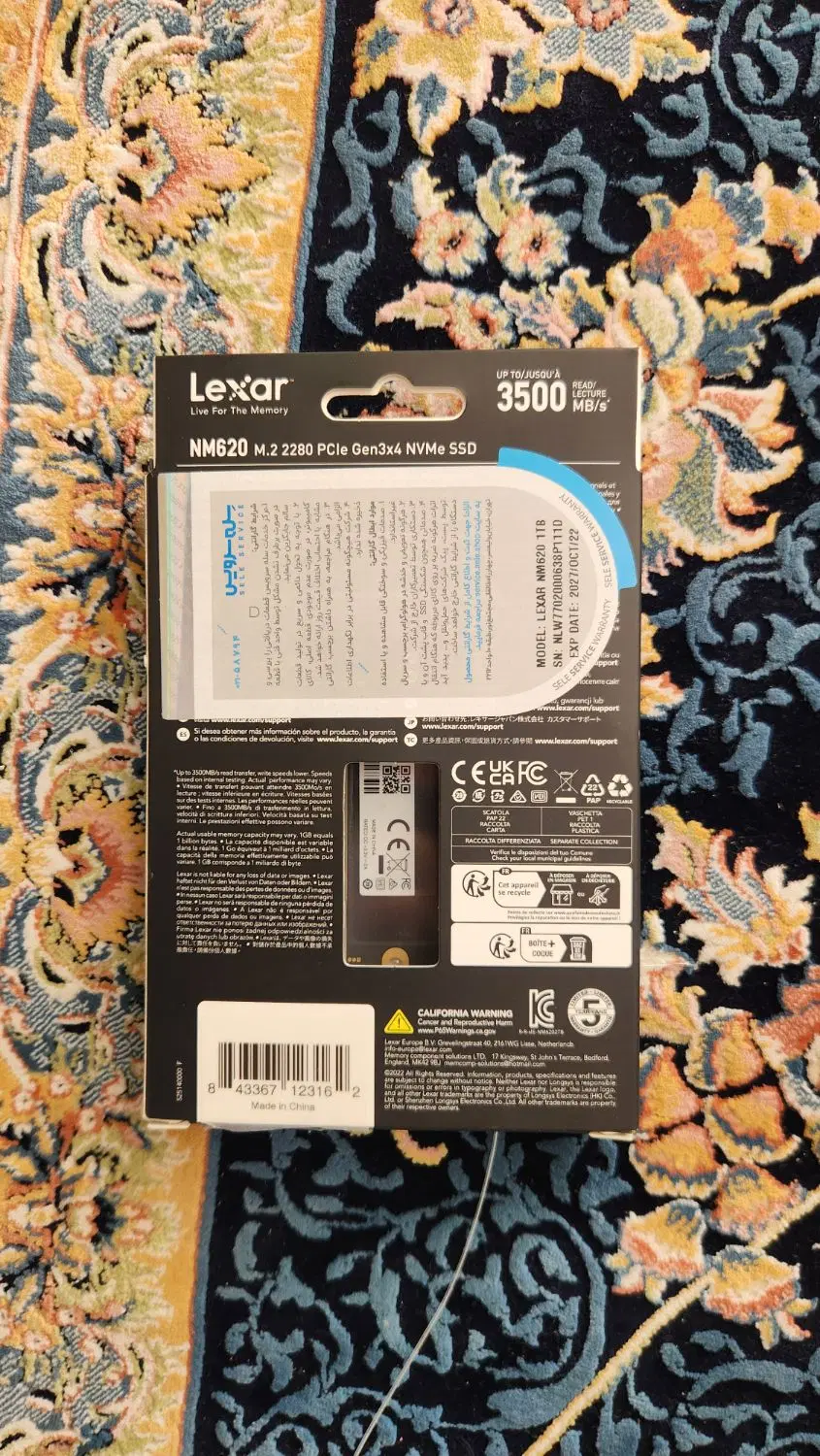 ssd 1t lexar|قطعات و لوازم جانبی رایانه|قم, انسجام|دیوار