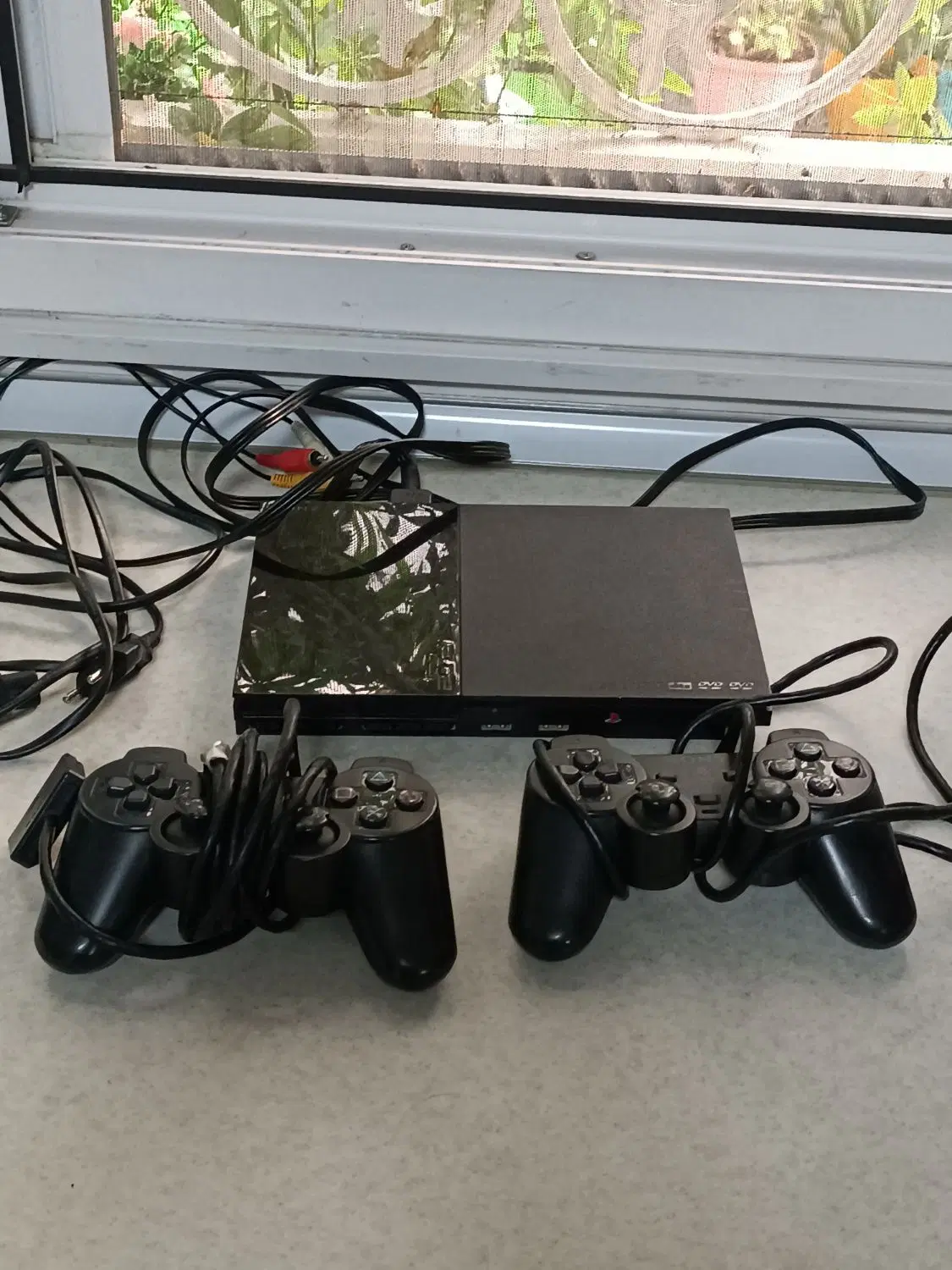ps2 همراه ۲ دسته و بازی|کنسول، بازی ویدئویی و آنلاین|کرج, حصارک بالا|دیوار