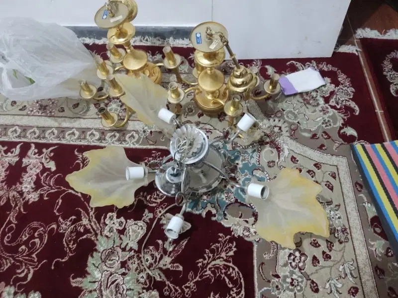 لوستر|لوستر و چراغ آویز|رشت, پاره بیجار|دیوار