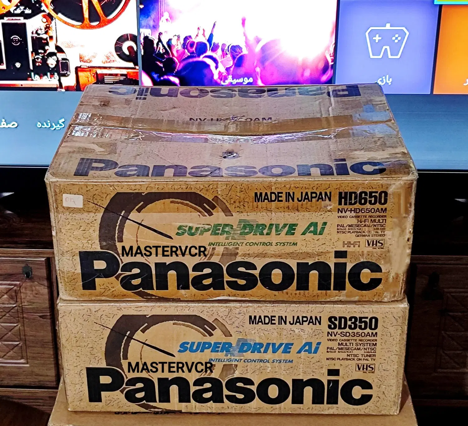 VIDEO CASSETTE RECORDER Panasonic SD350&HD650|پخش‌کننده DVD و ویدیو|تهران, نیاوران|دیوار