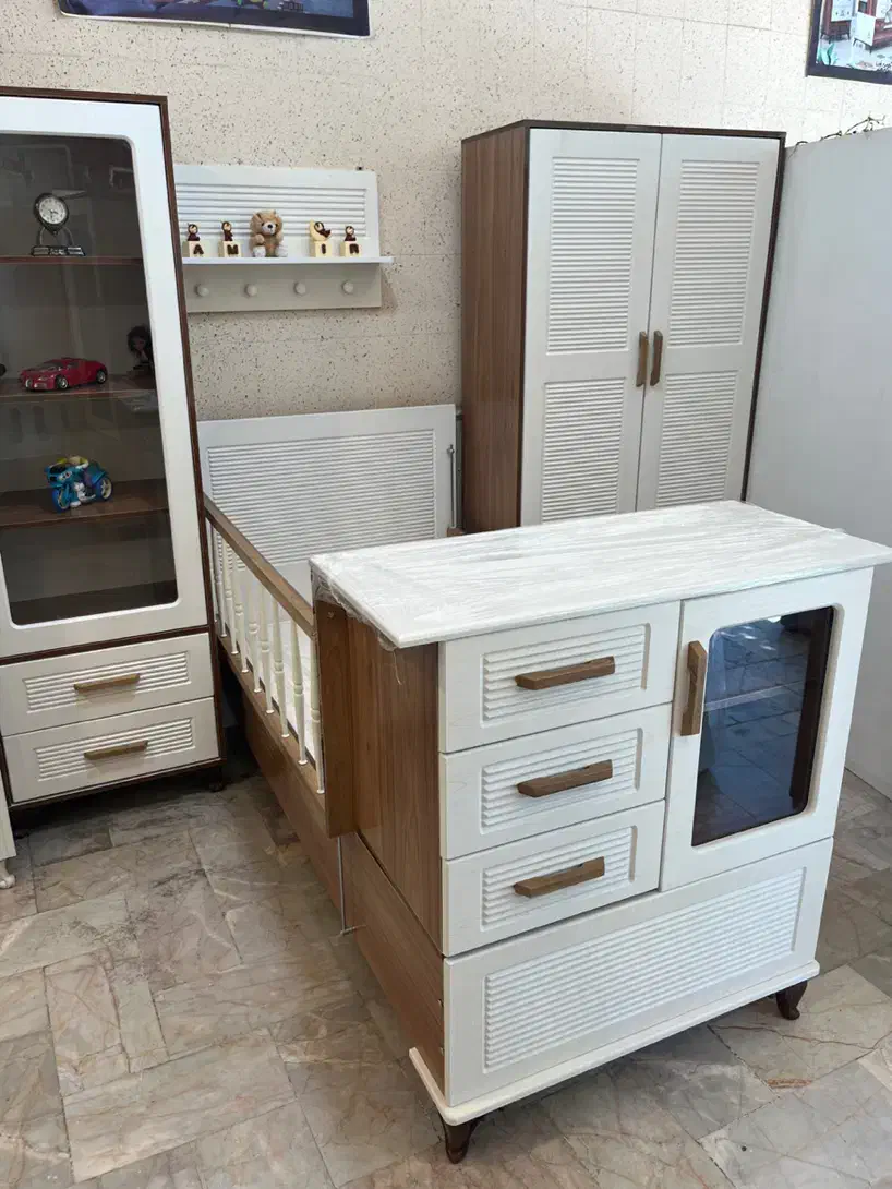 سرویس چوب نوزاد قیمت مناسب با تخفیف ویژه عید|اسباب و اثاث بچه|مشهد, عبادی|دیوار