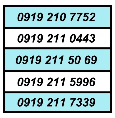 0919.211.50.69|سیم‌کارت|تهران, شهرک چیتگر|دیوار