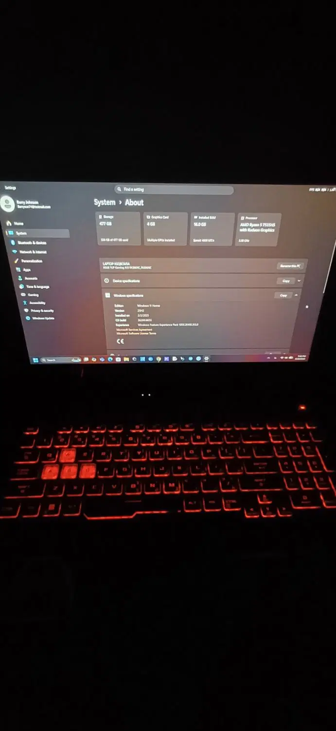 asus tuf a15|رایانه همراه|زنجان, |دیوار