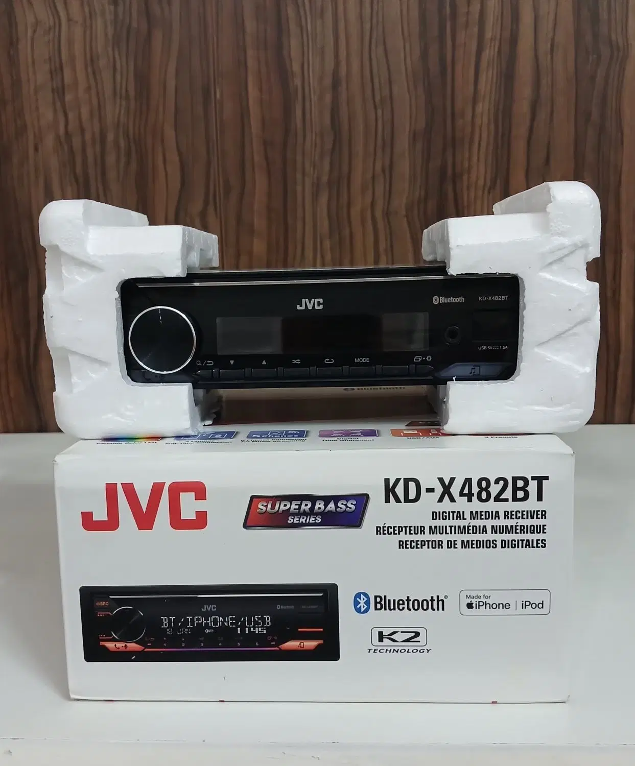 پخش jvc x482bt|صوتی و تصویری|محمدیه-قزوین, |دیوار