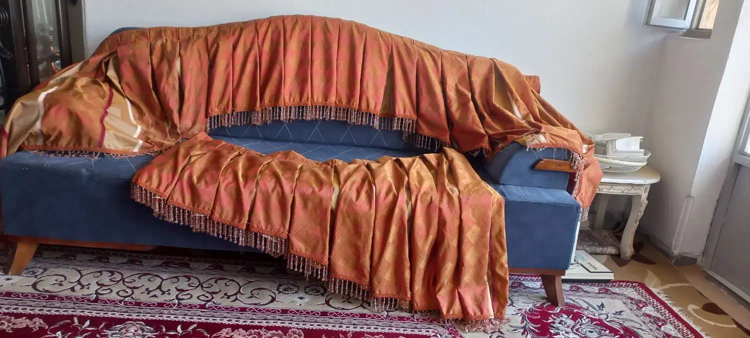 پرده و والان|پرده، رانر، رومیزی|قم, شهرک امام حسن|دیوار