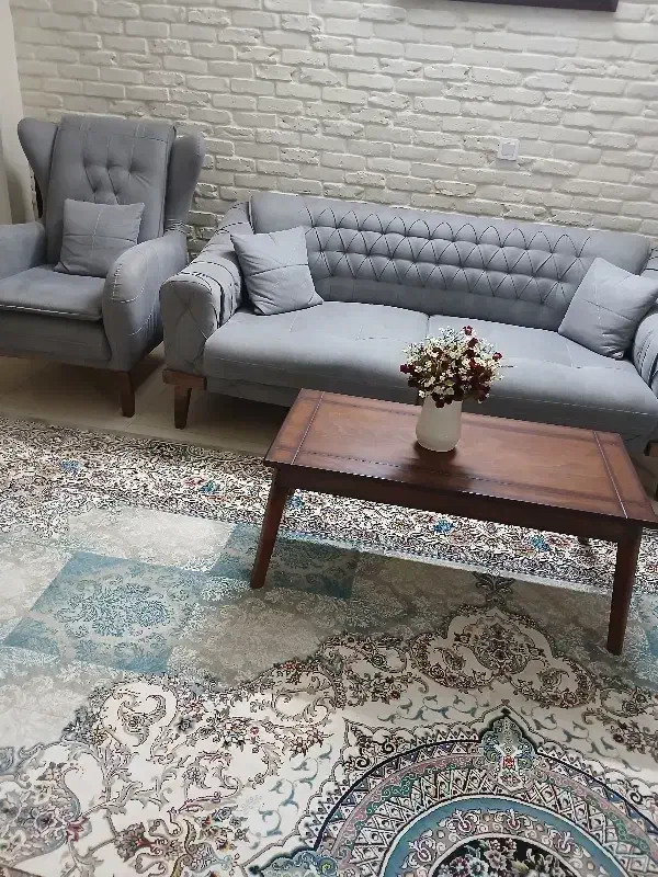 یک دست مبلراحتی ۸ نفره در حد نو|مبلمان خانگی و میز عسلی|شاندیز, |دیوار