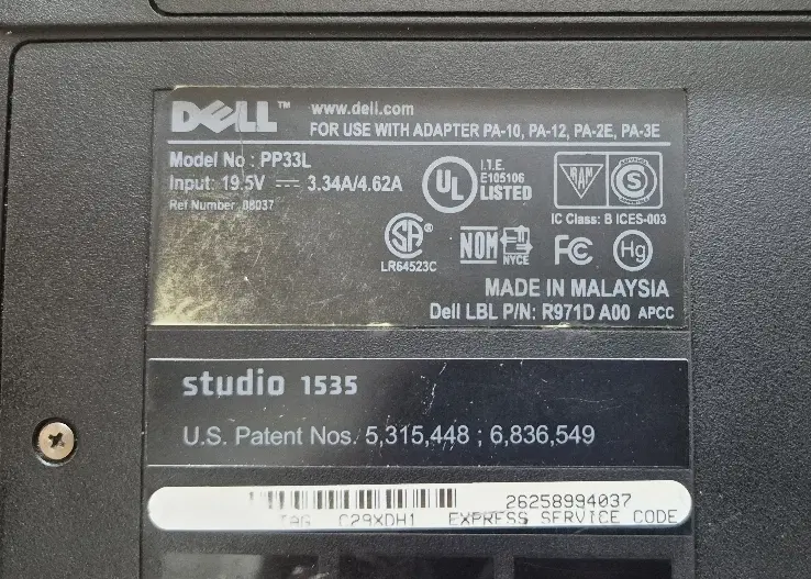 Dell Studio|رایانه همراه|تهران, هاشمآباد|دیوار