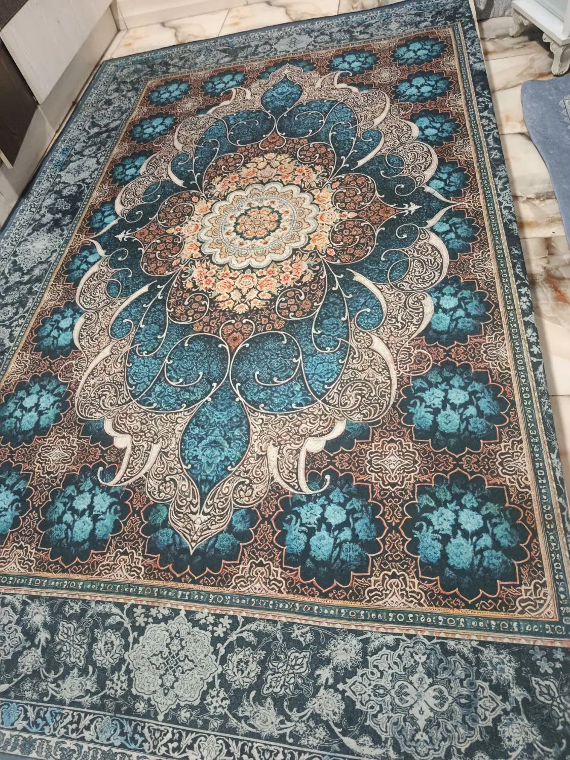 فرش نمدی 6|فرش|گرگان, |دیوار