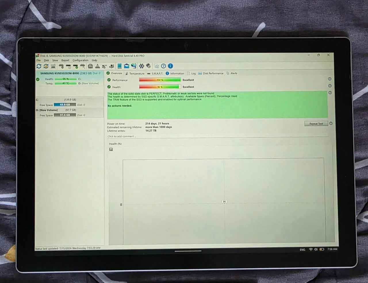 Surface pro 5 - 256GB|رایانه همراه|سنندج, |دیوار