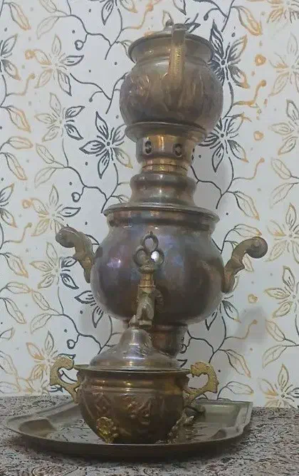 سماور زغالی ودکوری|کلکسیون اشیاء عتیقه|مشهد, فدک|دیوار