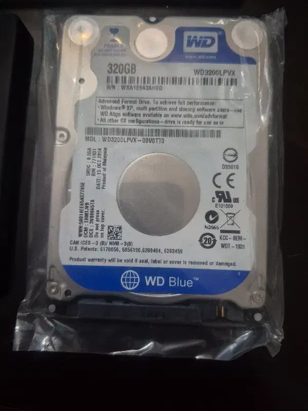 هارد لپتاپی 320 HDD|قطعات و لوازم جانبی رایانه|تهران, ونک|دیوار