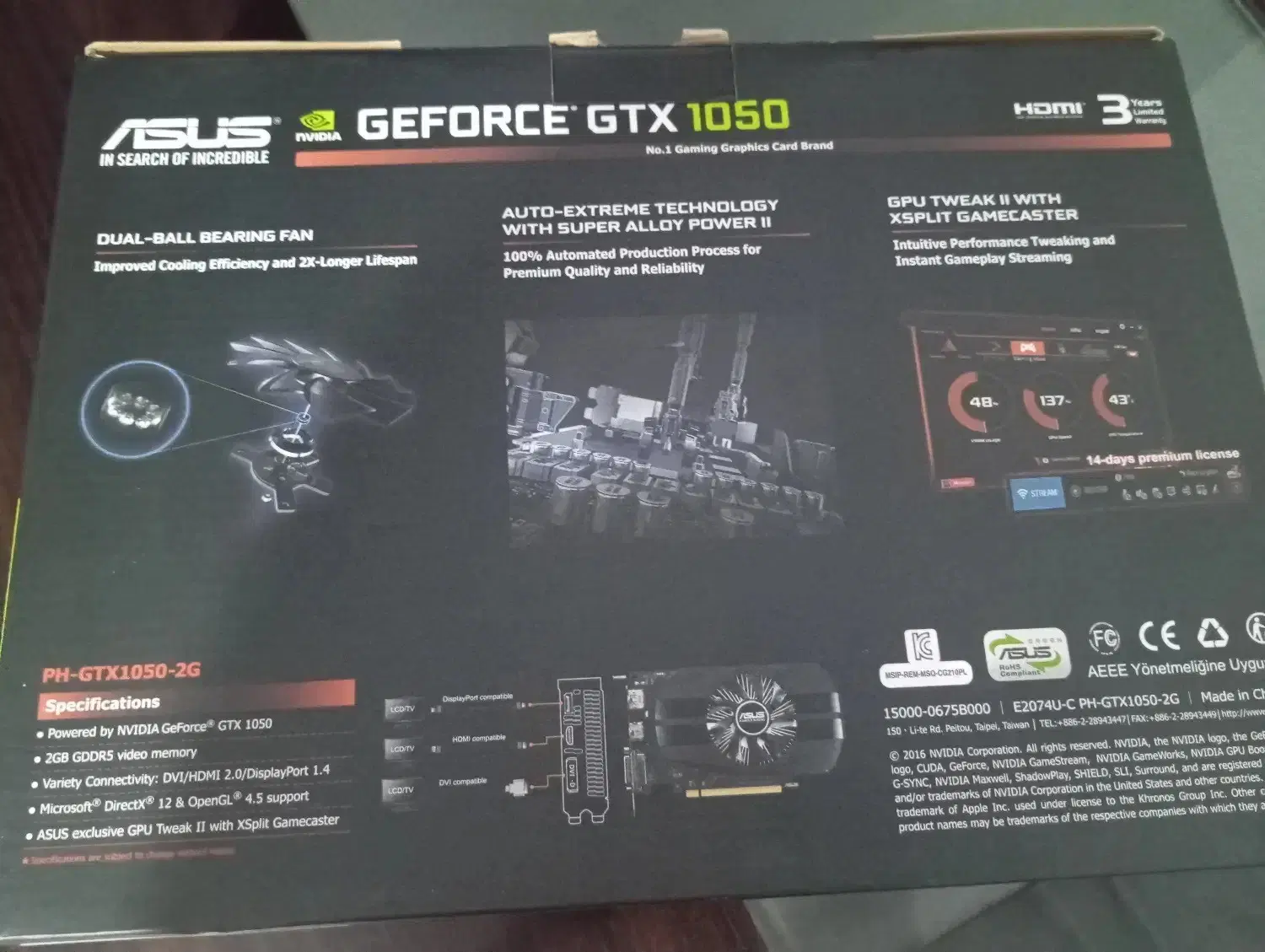 Gtx 1050 2gb|قطعات و لوازم جانبی رایانه|شهریار, شهریار|دیوار