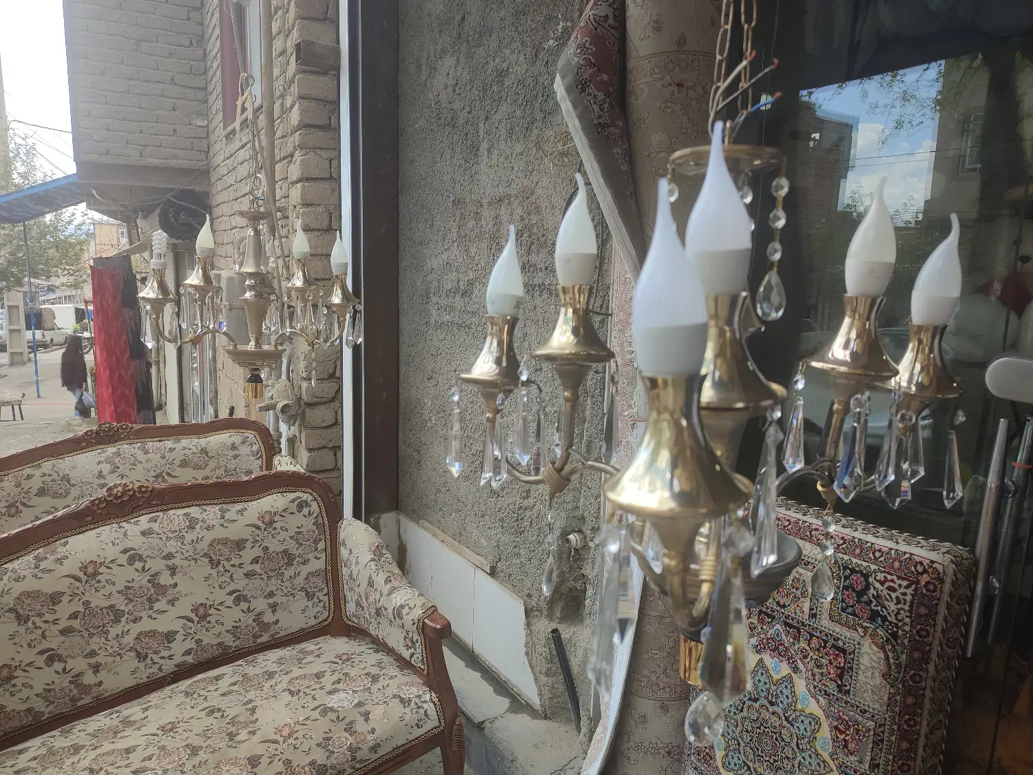 لوستر|لوستر و چراغ آویز|سنندج, |دیوار