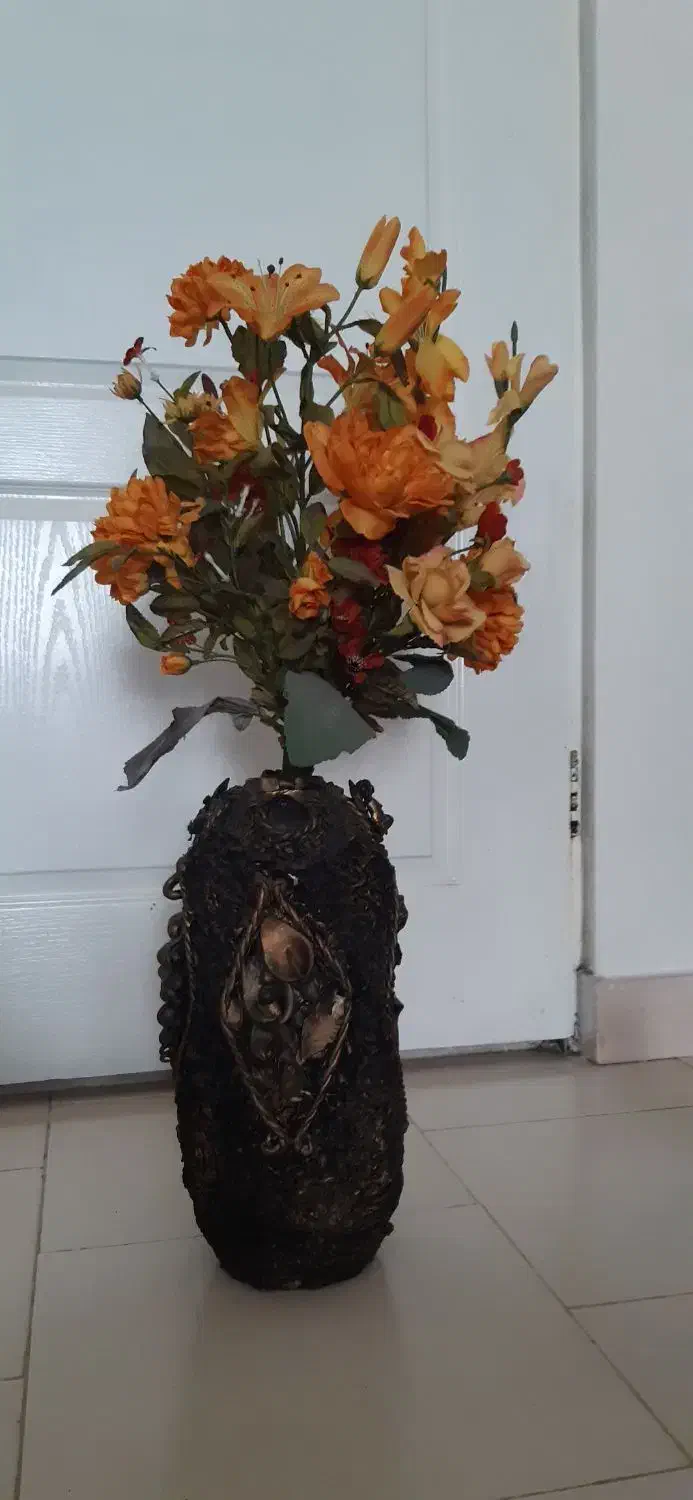 گلدان و گل|گل مصنوعی|رشت, پیرسرا|دیوار