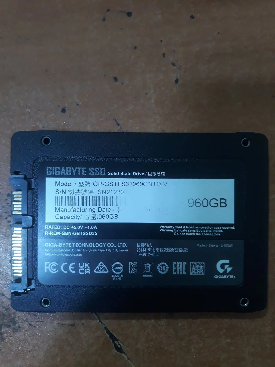 SSD 960GB|قطعات و لوازم جانبی رایانه|کرمانشاه, |دیوار