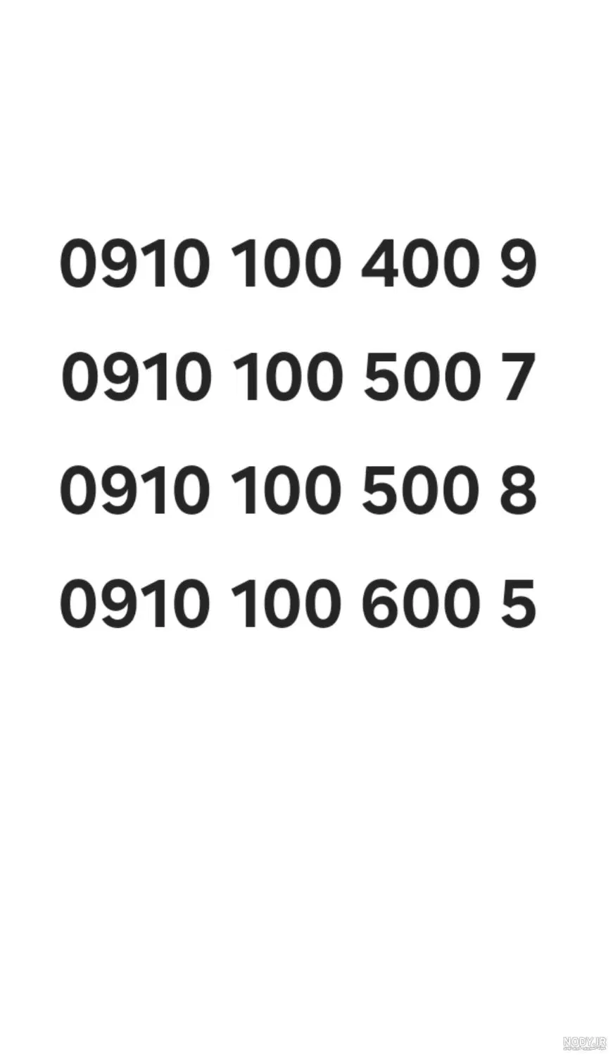 9 400 100 0910|سیم‌کارت|تهران, هرندی|دیوار