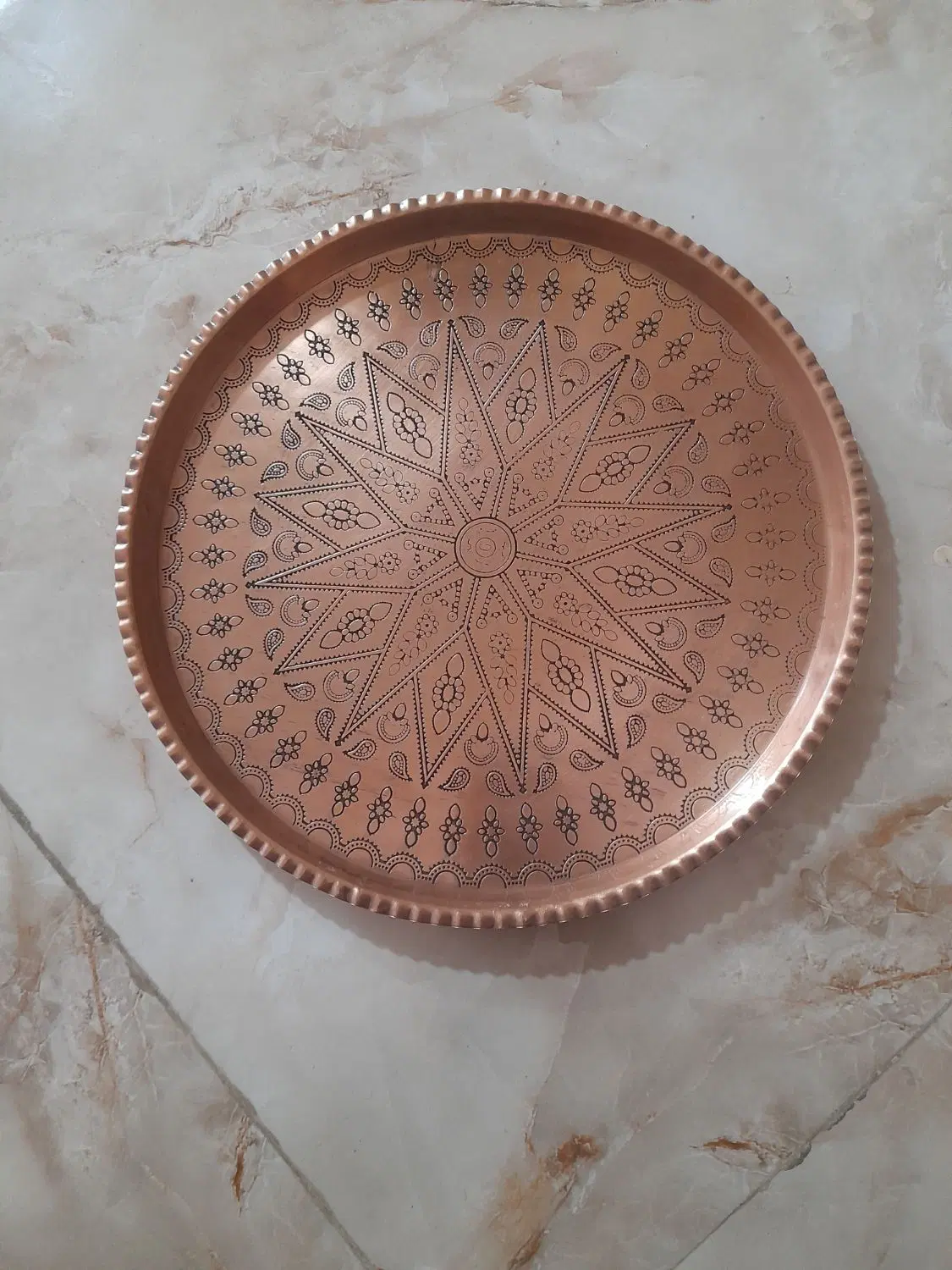 سینی مسی|ظروف سرو و پذیرایی|ماهدشت, |دیوار