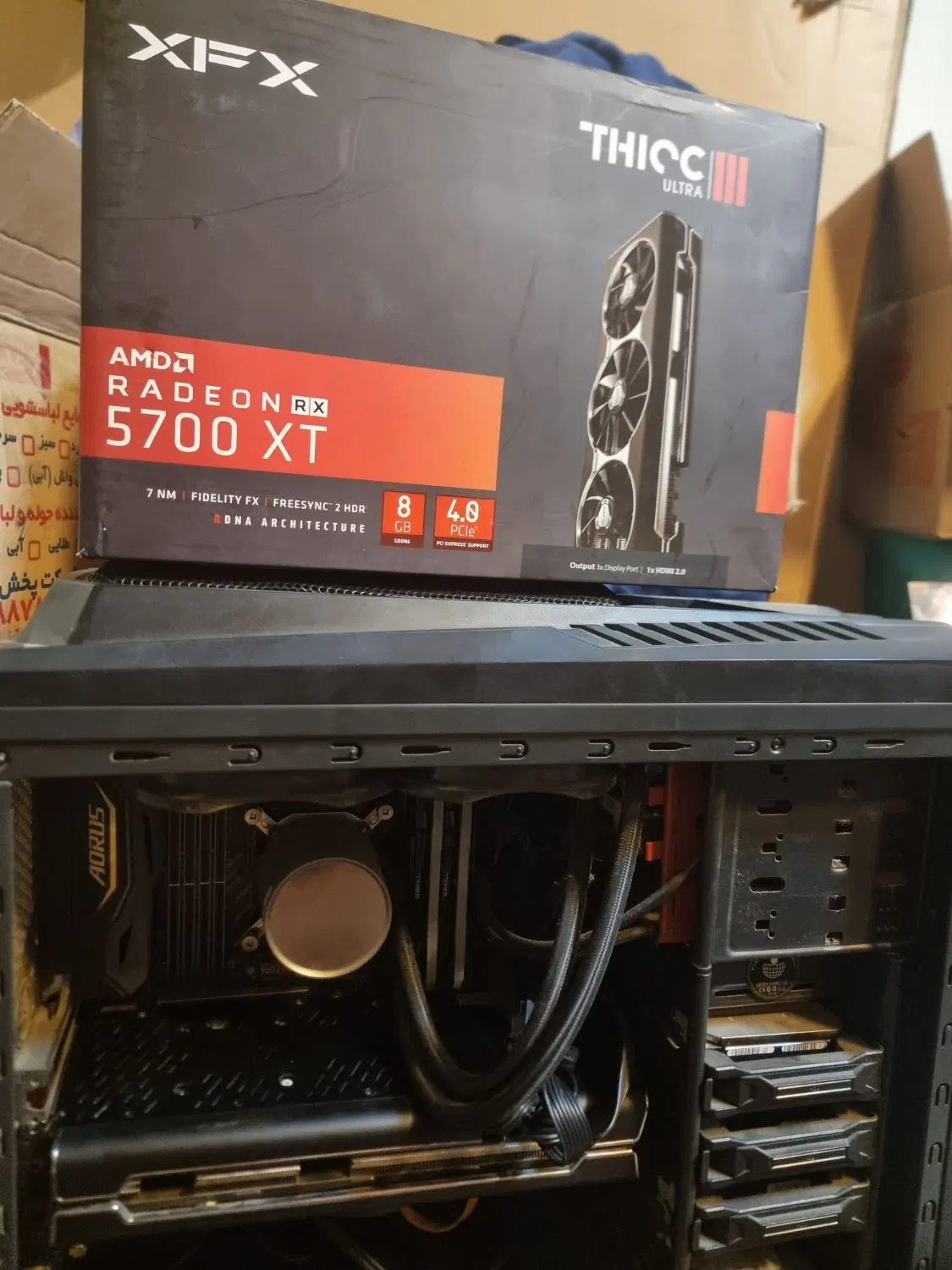 Amd XFX 5700XT 8gig|قطعات و لوازم جانبی رایانه|کاشان, راوند|دیوار