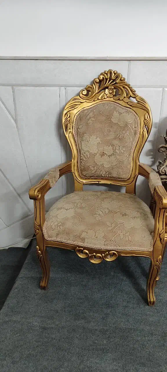 مبل استیل نه نفره چوپ روس|مبلمان خانگی و میز عسلی|قم, سراجه (۱۵ خرداد)|دیوار