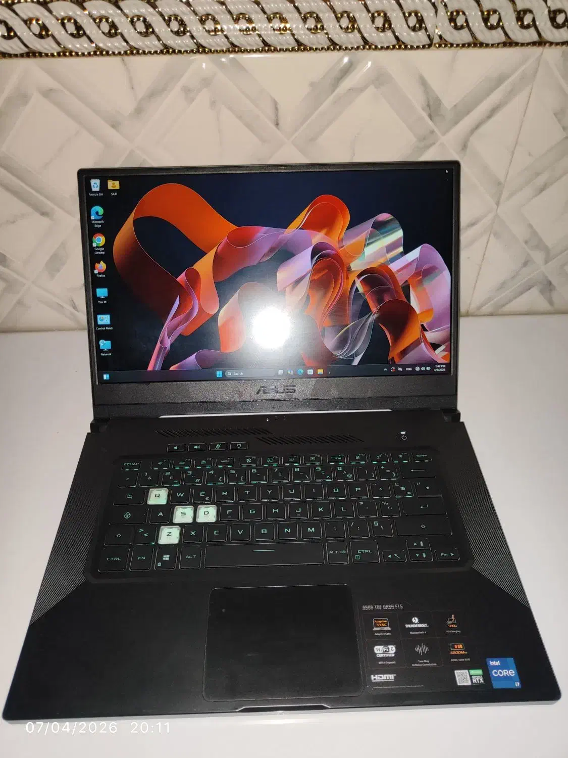 asus tuf fx516pe|رایانه همراه|پاکدشت, پارچین|دیوار