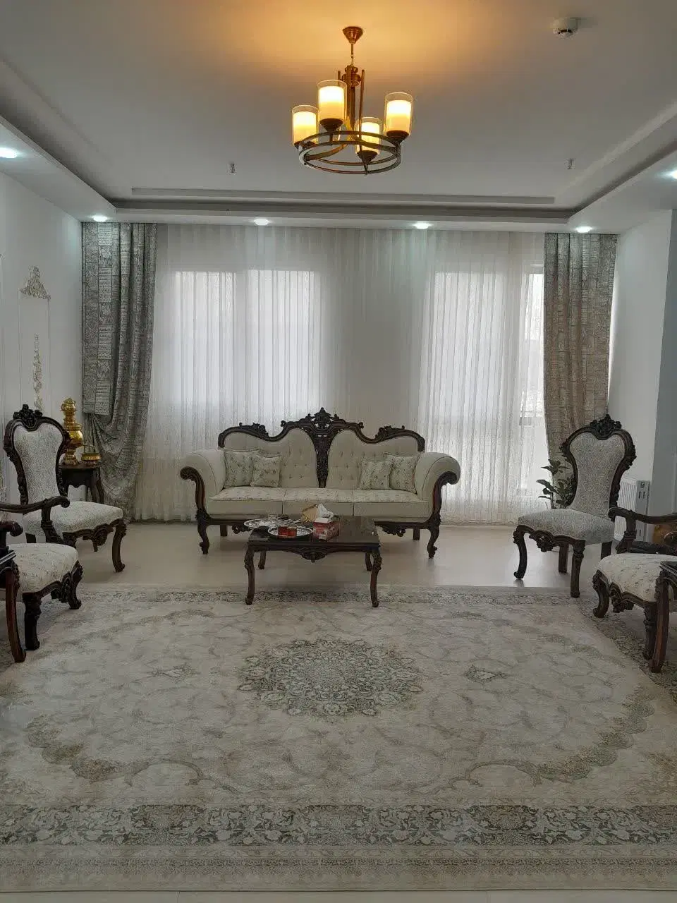 پرده|پرده، رانر، رومیزی|مشهد, شاهد (شهرک غرب)|دیوار