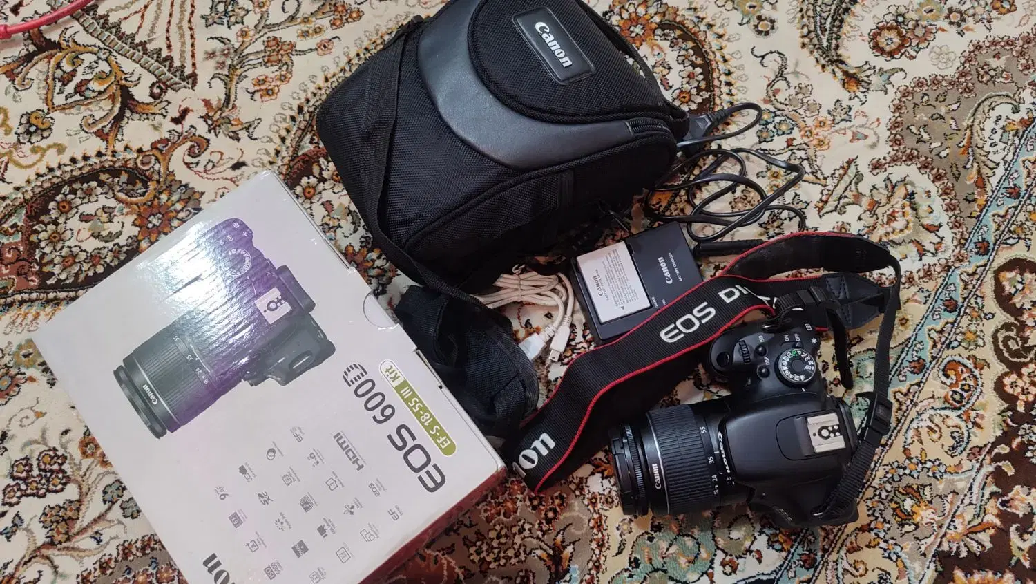 دوربین canon D600|دوربین عکاسی و فیلم‌برداری|اهواز, زیباشهر|دیوار