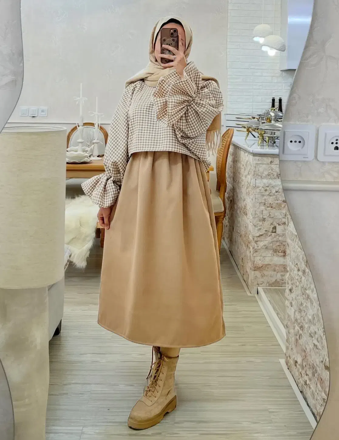 ست عروسکی( کراپ دامن) پاییزی فوتر|لباس|قم, نوبهار|دیوار