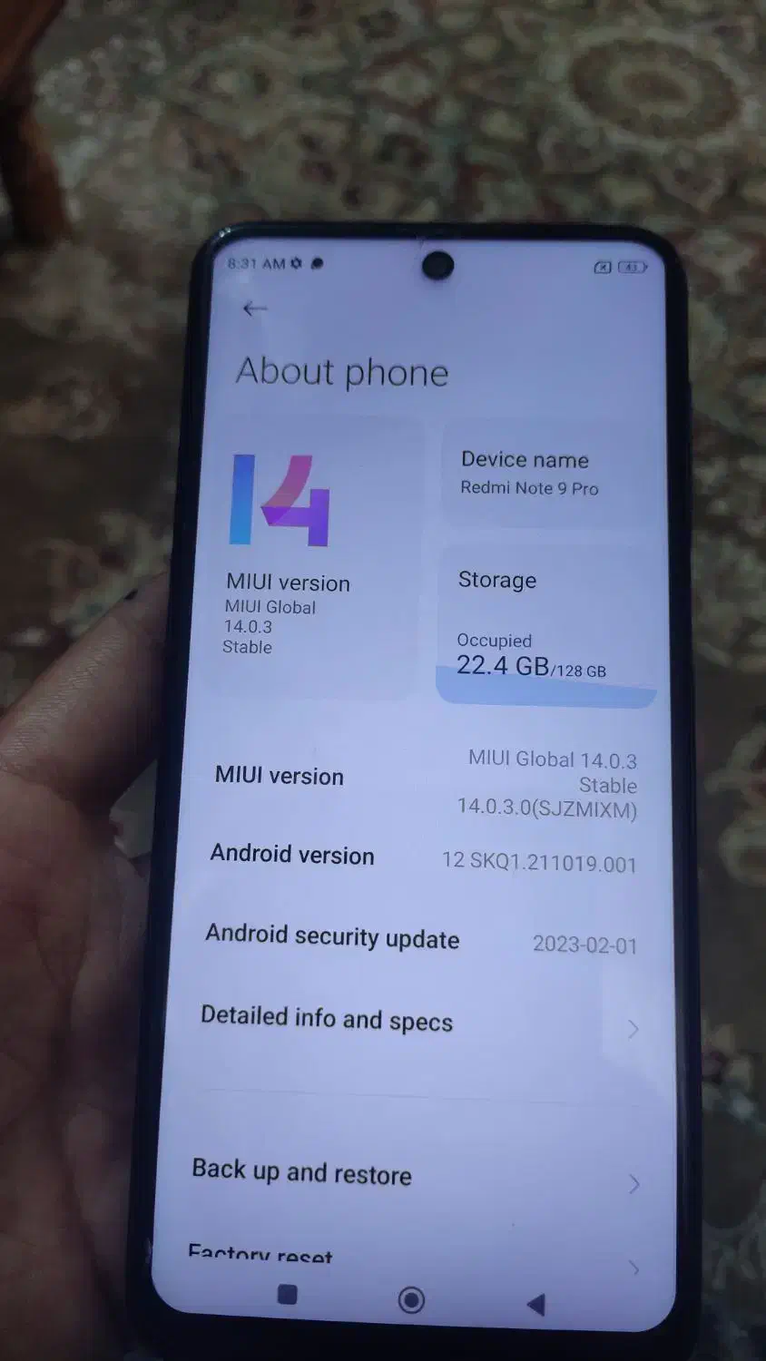 note 9 pro 128|موبایل|کاشمر, |دیوار