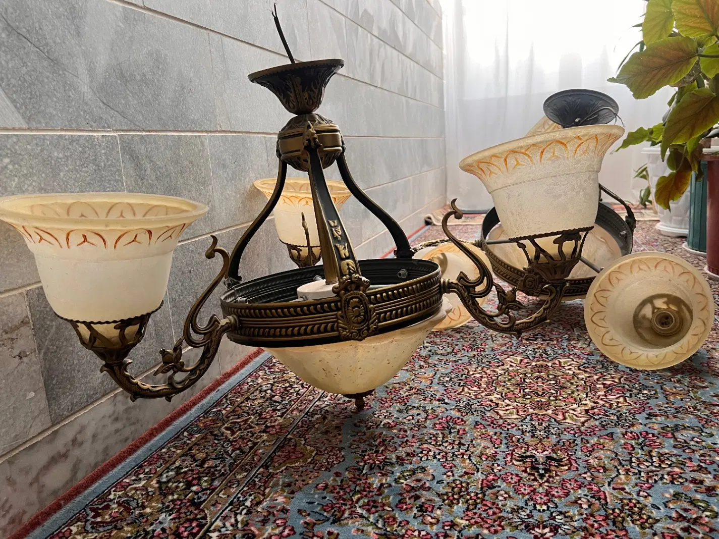 لوستر|لوستر و چراغ آویز|کرمان, |دیوار
