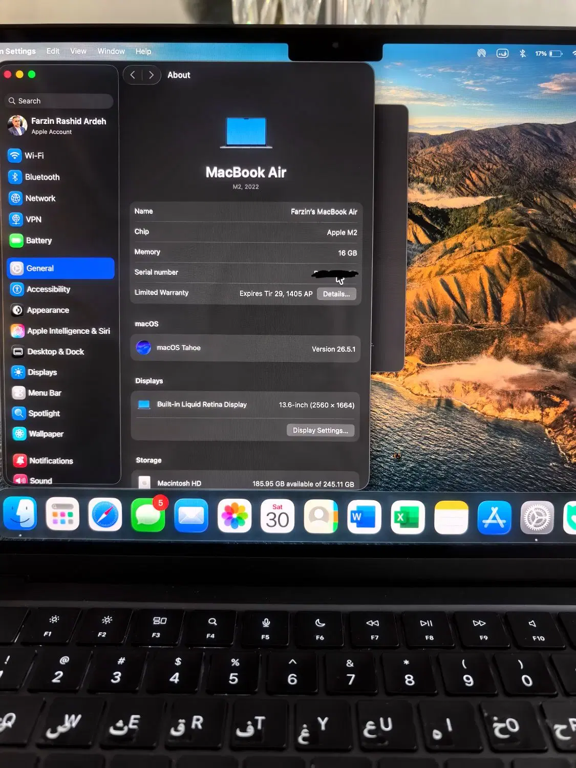 Macbook Air m2|رایانه همراه|رشت, گلسار|دیوار