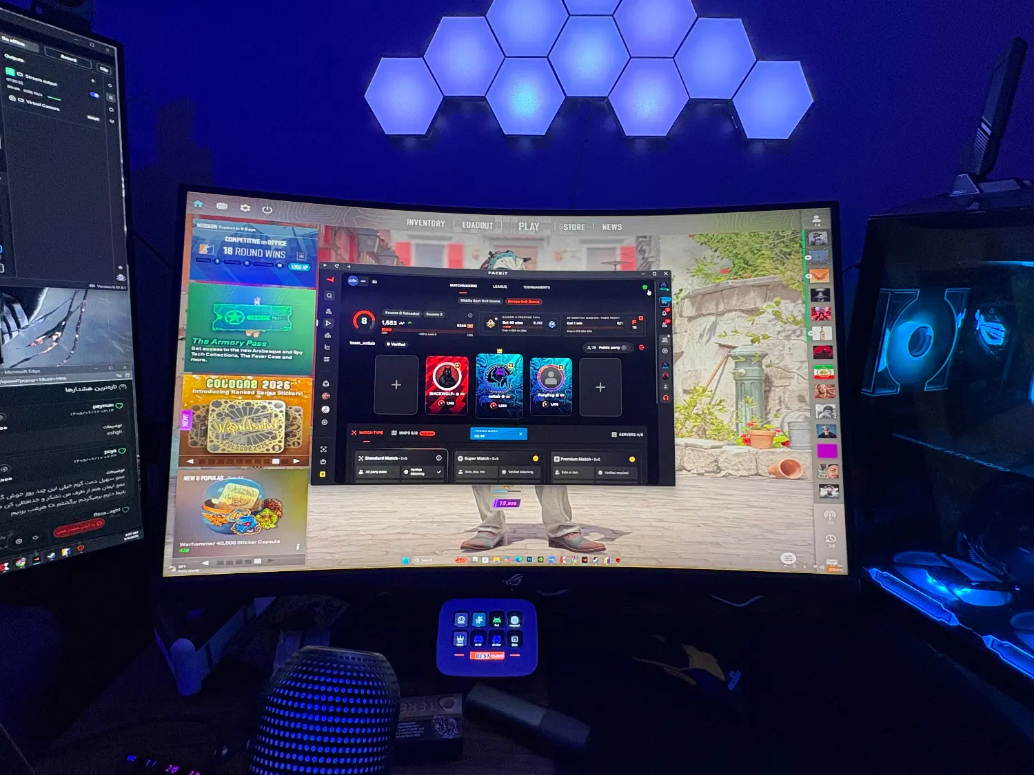 monitor gaming rog strix|قطعات و لوازم جانبی رایانه|تهران, ارم|دیوار