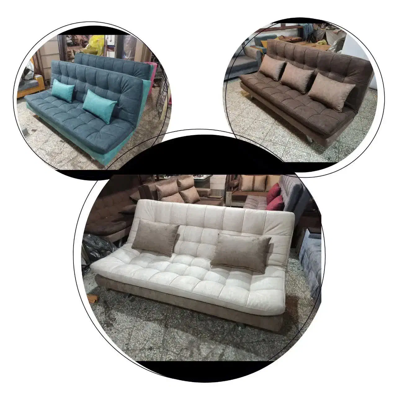 مبل تخت شو، مدل سامان|مبلمان خانگی و میز عسلی|قم, شاه ابراهیم|دیوار