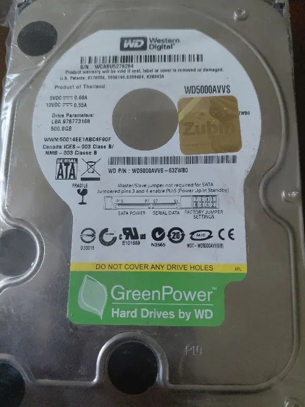 هارد green power|قطعات و لوازم جانبی رایانه|تهران, گیشا|دیوار