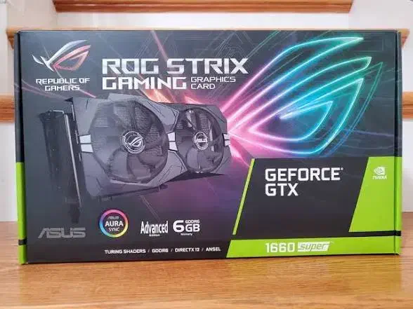 ROG Strix Geforce GTX 1660 Super 6GB|قطعات و لوازم جانبی رایانه|کرج, برغان|دیوار