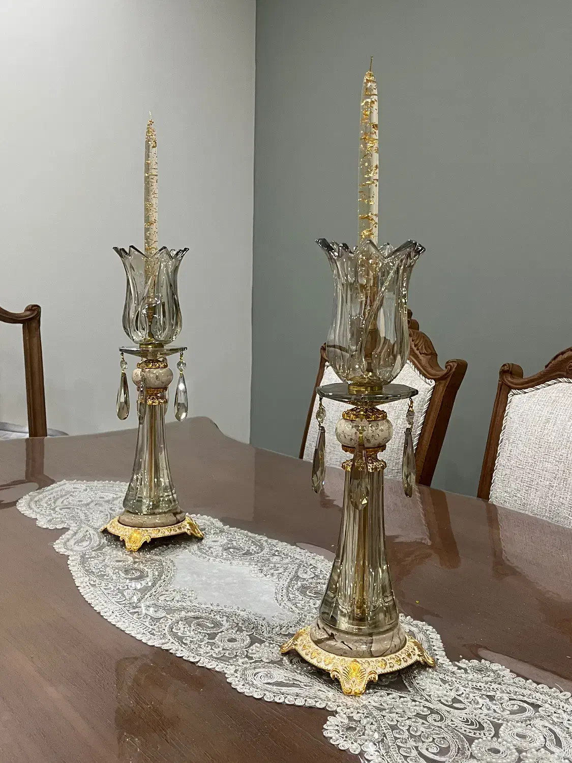 شمعدانی|چراغ خواب و آباژور|همدان, |دیوار