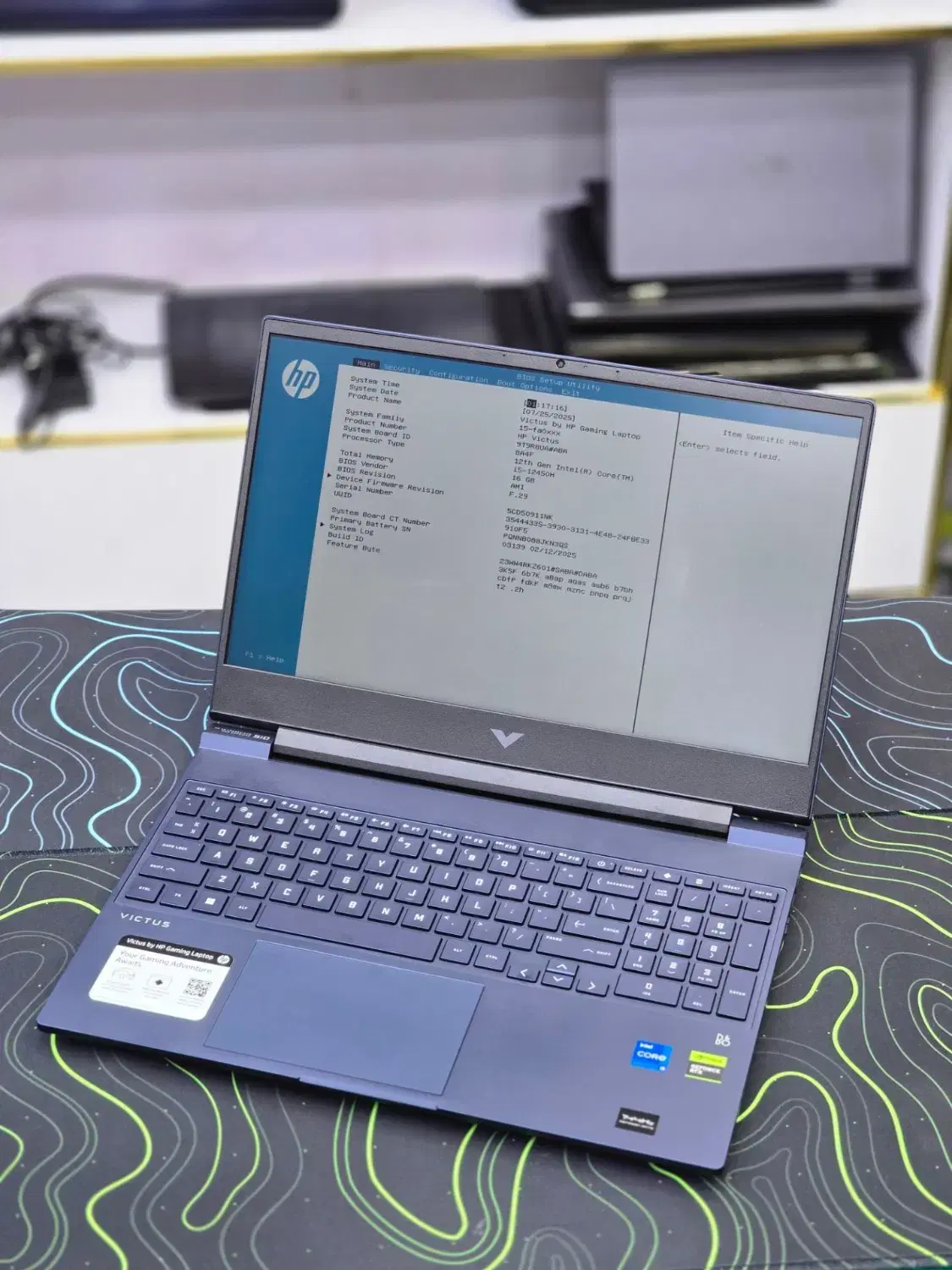 لپتاپ گیمینگ اچ پی HP Victus با حافظه 1 ترابایت|رایانه همراه|شیراز, ملاصدرا|دیوار