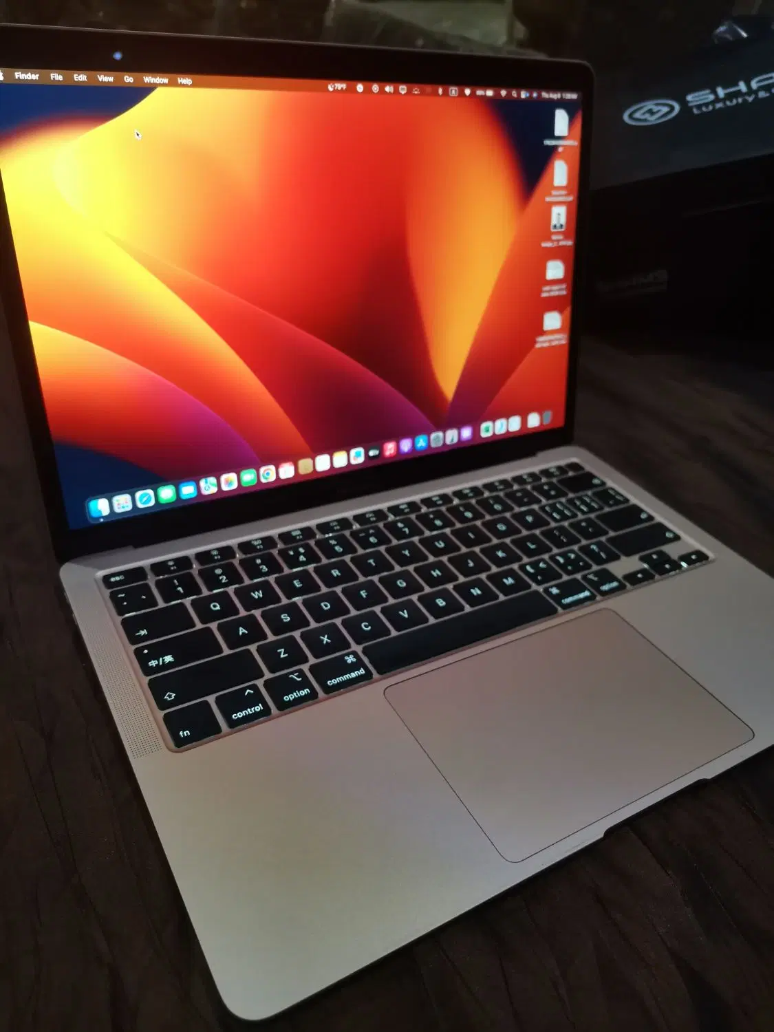 MacBook air 2020 Corei7 ram 16 rose gold|رایانه همراه|تهران, نصرت|دیوار