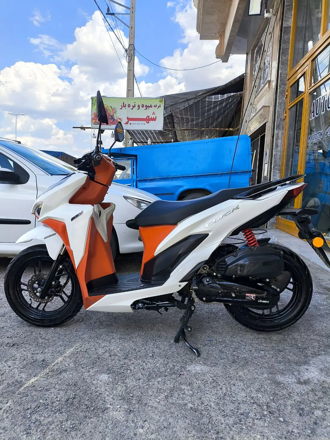 کلیک سفید180cc|موتورسیکلت|مرند, |دیوار
