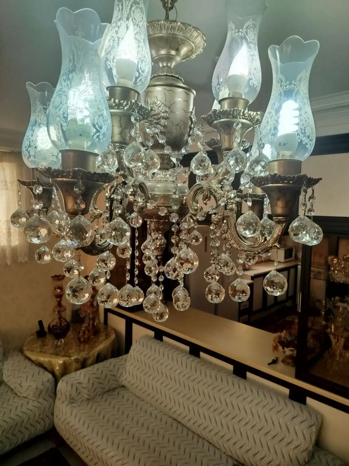چراغ|لوستر و چراغ آویز|تبریز, |دیوار